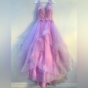 Lilac prom dress